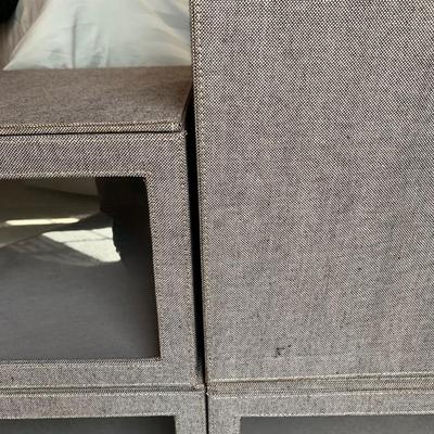 LOT 195: The Container Store Cambridge Drop-Front Sweater Boxes