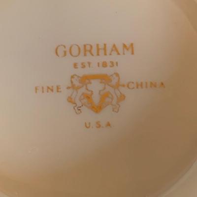 LOT 202: Gorham Fine China: Theme Gold