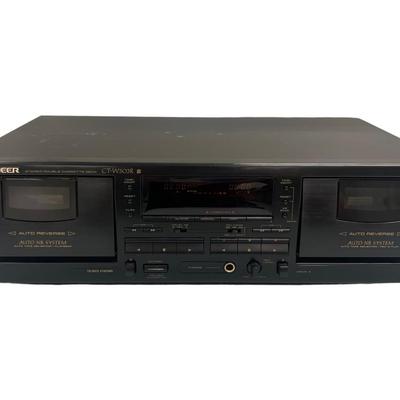 Pioneer Stereo Double Cassette Deck CT-W503R