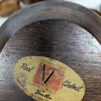 Wooden Salad Bowls & Utensils Margaret Studios Murphy NC Bowl & Vermillion Real Walnut Wood Bowl