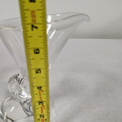 Steuben Crystal Cornucopia Vase