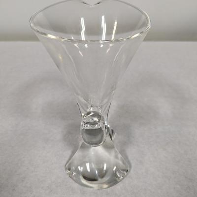 Steuben Crystal Cornucopia Vase