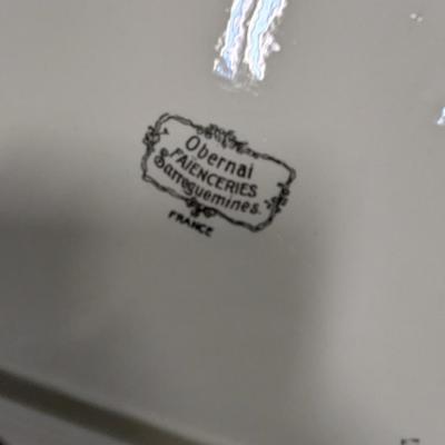 Vintage Serving Platters Andera Dish & Sarreguemines Serving Platter Obernai