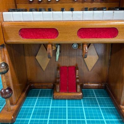 Vintage hand made piano and chair