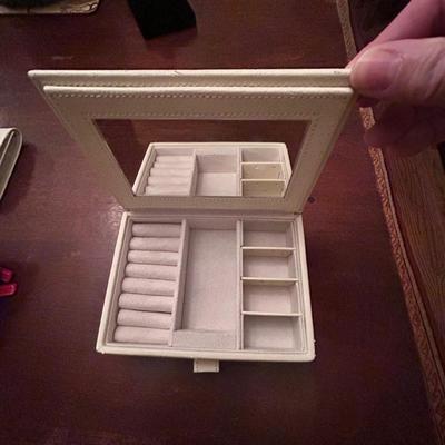 Three Leather Travel Jewelry Cases (K-BB)