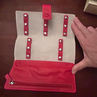 Three Leather Travel Jewelry Cases (K-BB)