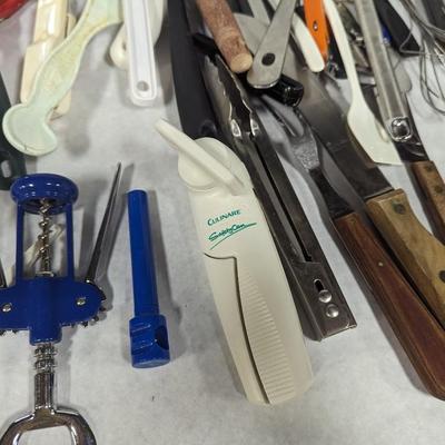 Assortment Of Kitchen Utensils