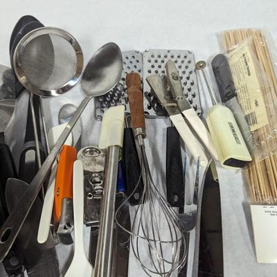 Assortment Of Kitchen Utensils