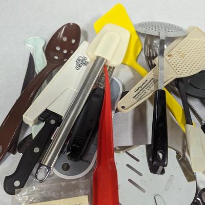 Assortment Of Kitchen Utensils