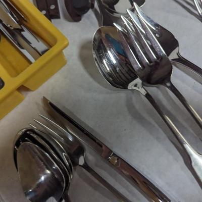 Assortment Of Kitchen Silverware