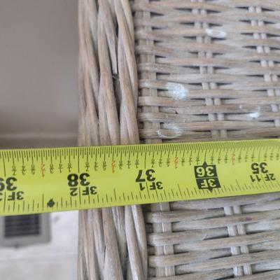 Wicker Chest of Drawers- Measures Approx 36