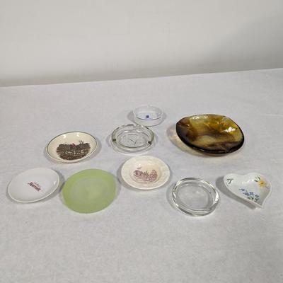 Collection Of Ashtrays & Trinket Dishes
