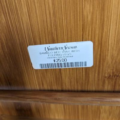 Serving Trays Southern Seasons Bamboo Bed Tray With Folding Legs