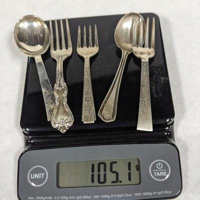 Sterling Silver Utensils 105.1 grams