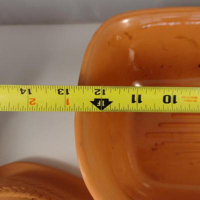 Breadtopia Terra Cotta Hearth Baker with Oval Rattan Proofing Basket