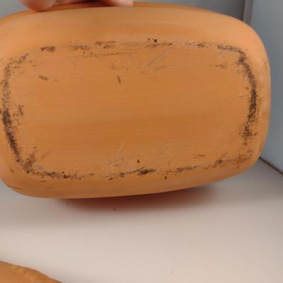 Breadtopia Terra Cotta Hearth Baker with Oval Rattan Proofing Basket