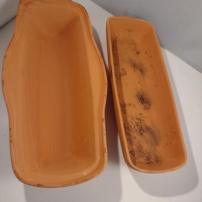 Terra Cotta Hearth Baker for Bread with Rattan Proofing Baskets