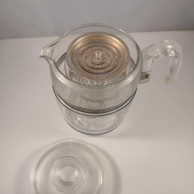 Vintage 9 Cup Pyrex Percolator
