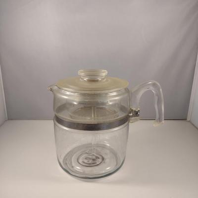 Vintage 9 Cup Pyrex Percolator