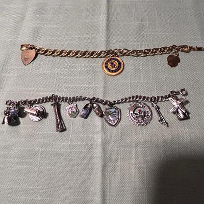 Charm Bracelets and Pins, incl. 925 & 14k (K-BB)