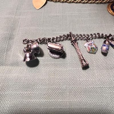 Charm Bracelets and Pins, incl. 925 & 14k (K-BB)