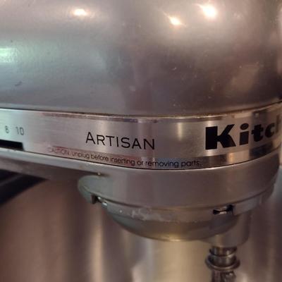 Kitchen Aid Artisan Mixer with Attachments