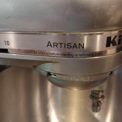 Kitchen Aid Artisan Mixer with Attachments