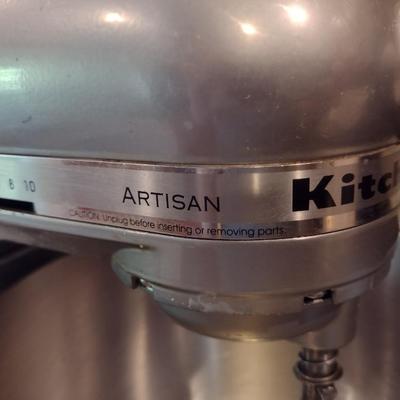 Kitchen Aid Artisan Mixer with Attachments