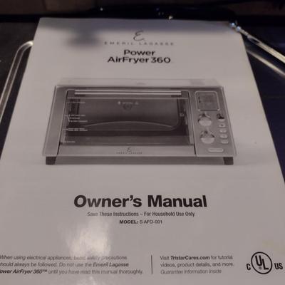 Emeril's Power AirFryer 360 with Rotisserie Attachment