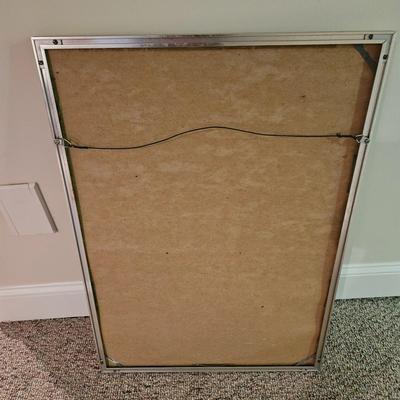 Framed 1974 Dodgers Poster Signed by Steve Garvey (BD-DW)