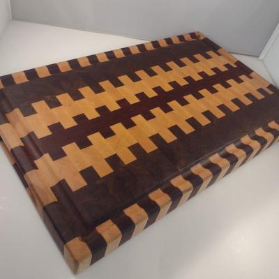 Artisan Crafted Cutting Board- Approx 11 3/4" x 18 3/4" x 1 1/2"