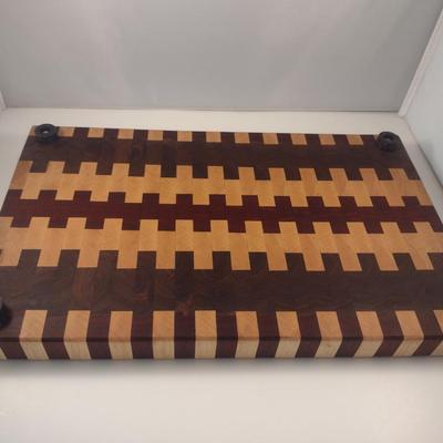 Artisan Crafted Cutting Board- Approx 11 3/4" x 18 3/4" x 1 1/2"