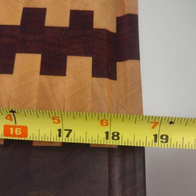 Artisan Crafted Cutting Board- Approx 11 3/4" x 18 3/4" x 1 1/2"