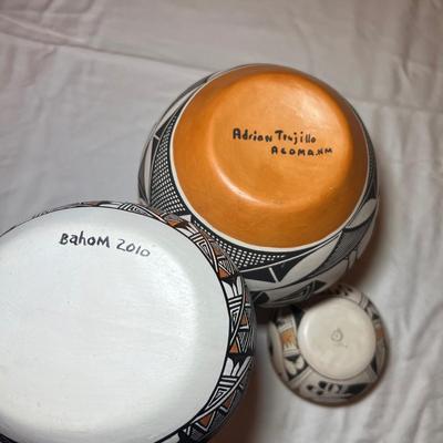 Pueblo Pottery - Wedding Vase Plus Adrian Trujillo Vase & More (LR-RG)