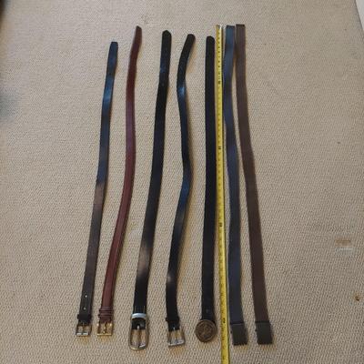 Men's Trench Coats and Leather Belts (B1-BBL)