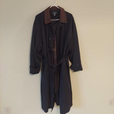 Men's Trench Coats and Leather Belts (B1-BBL)