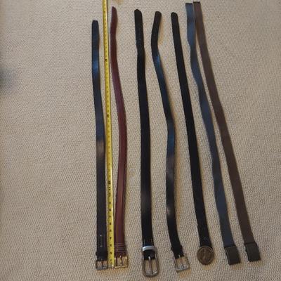 Men's Trench Coats and Leather Belts (B1-BBL)