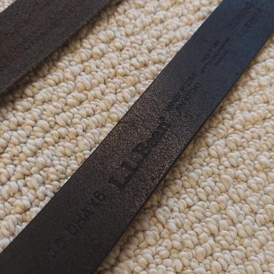 Men's Trench Coats and Leather Belts (B1-BBL)