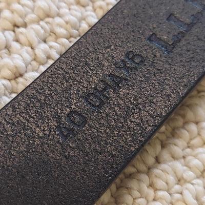 Men's Trench Coats and Leather Belts (B1-BBL)