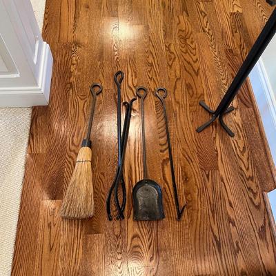 Forged Wrought Iron Fireplace Tools & More (LR-RG)