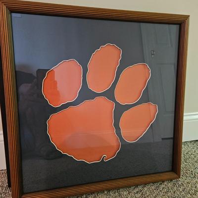 Clemson Memorabilia Includes Signed Football (BD-DW)