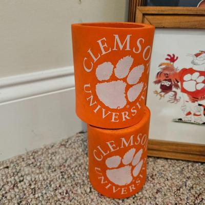 Clemson Memorabilia Includes Signed Football (BD-DW)