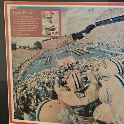 Clemson Memorabilia Includes Signed Football (BD-DW)