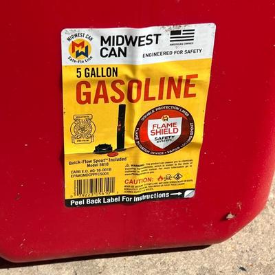Eight (8) Gasoline Cans