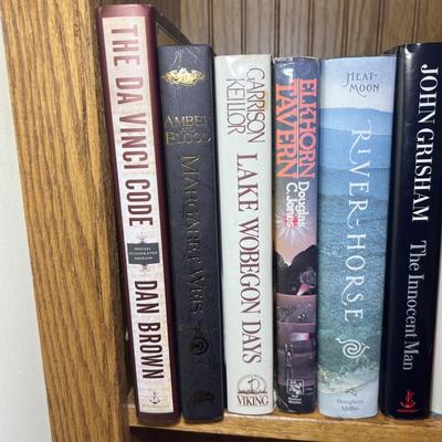 Fiction Hardbacks - Grisham, Michener & More (LR-RG)