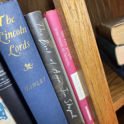 Fiction Hardbacks - Grisham, Michener & More (LR-RG)