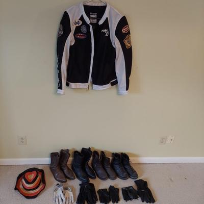 Women's Harley Davidson Coat, Boots and More (B1-BBL)