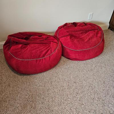 Pair of Matching Bean Bag Chairs (BD-DW)