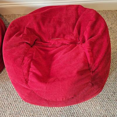 Pair of Matching Bean Bag Chairs (BD-DW)