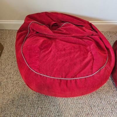 Pair of Matching Bean Bag Chairs (BD-DW)